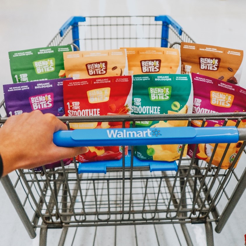 Blender Bites Hits Shelves of Walmart Canada After Successful Commercialization of its 1Step